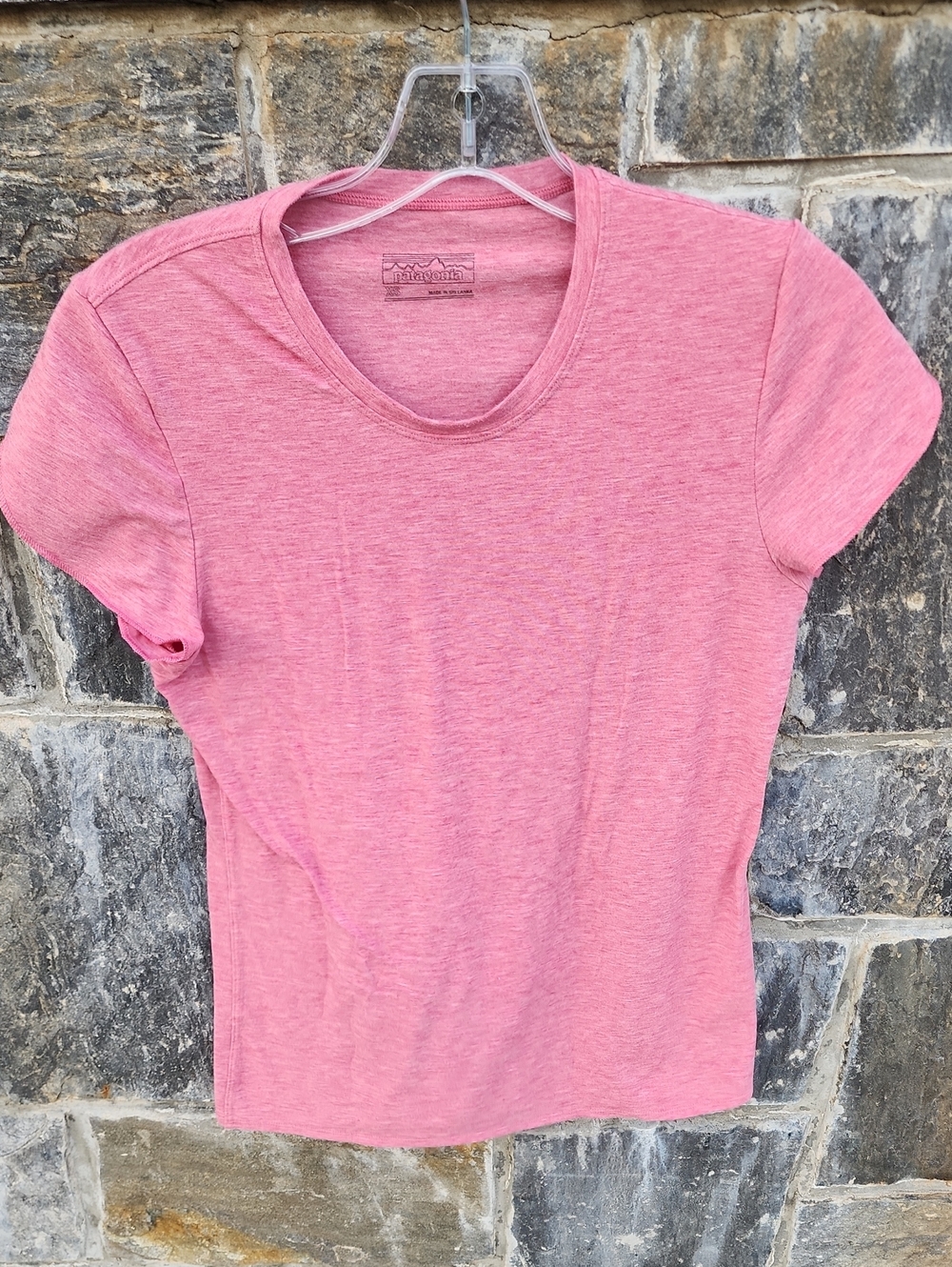 Patagonia Glorya Short Flutter Sleeve Active Tee In Reef Pink XS